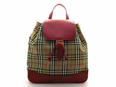 burberry backpack red