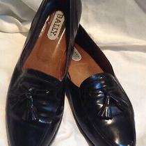 bally colbar leather loafers