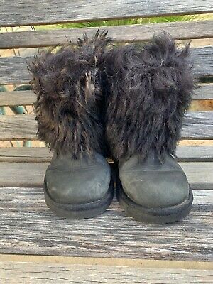 mongolian hair ugg boots