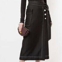 Camilla & Marc Faith Topstitch Twill Skirt - Brand New With Tag Size 8 Photo