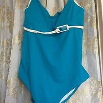 turquoise swimming costume