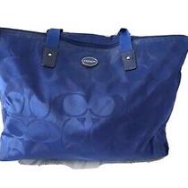 royal blue coach bag