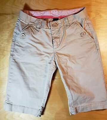 Gap Kids Girls Khaki Beige Tan Uniform Shorts Size 12 Adjustable Waist Hipswap