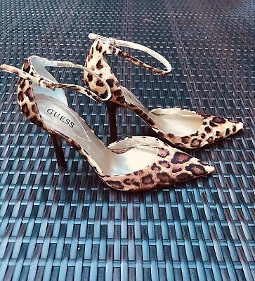 guess leopard heels