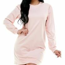 Kingston Grey Juniors Sweater Dress Blush Pink Size Small S Puff-Sleeve 39 170 Photo