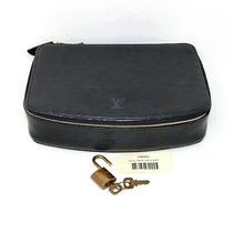 Louis Vuitton Us Seller Monte Carlo Black Noir Epi Jewelry Travel Case With Lock Photo