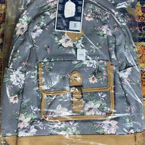 New Pottery Barn Teen Backpack Northfield Collection Charcoal Floral Camilla Photo