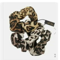 Noir Jewelry Ombre Leopard Print Schrunchies Set of 3 Nwt Fabfitfun Winter 2020 Photo