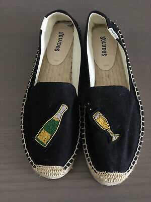 Soludos Size 8 Champagne espadrilles 