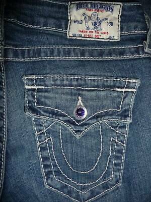 true religion jeans with rhinestone pockets