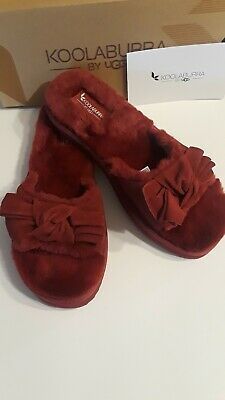 burgundy uggs with bows