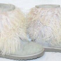 ugg classic short sheepskin cuff mongolian fur boots