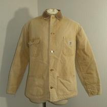 Vtg Carhartt Mens 42 Brown Duck Canvas Fully Blanlet Lined Coat Chore Jacket C02 Photo